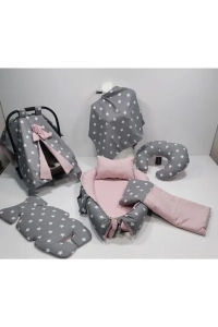 Koyu Yıldız Pudra 7 Li Babynest Seti